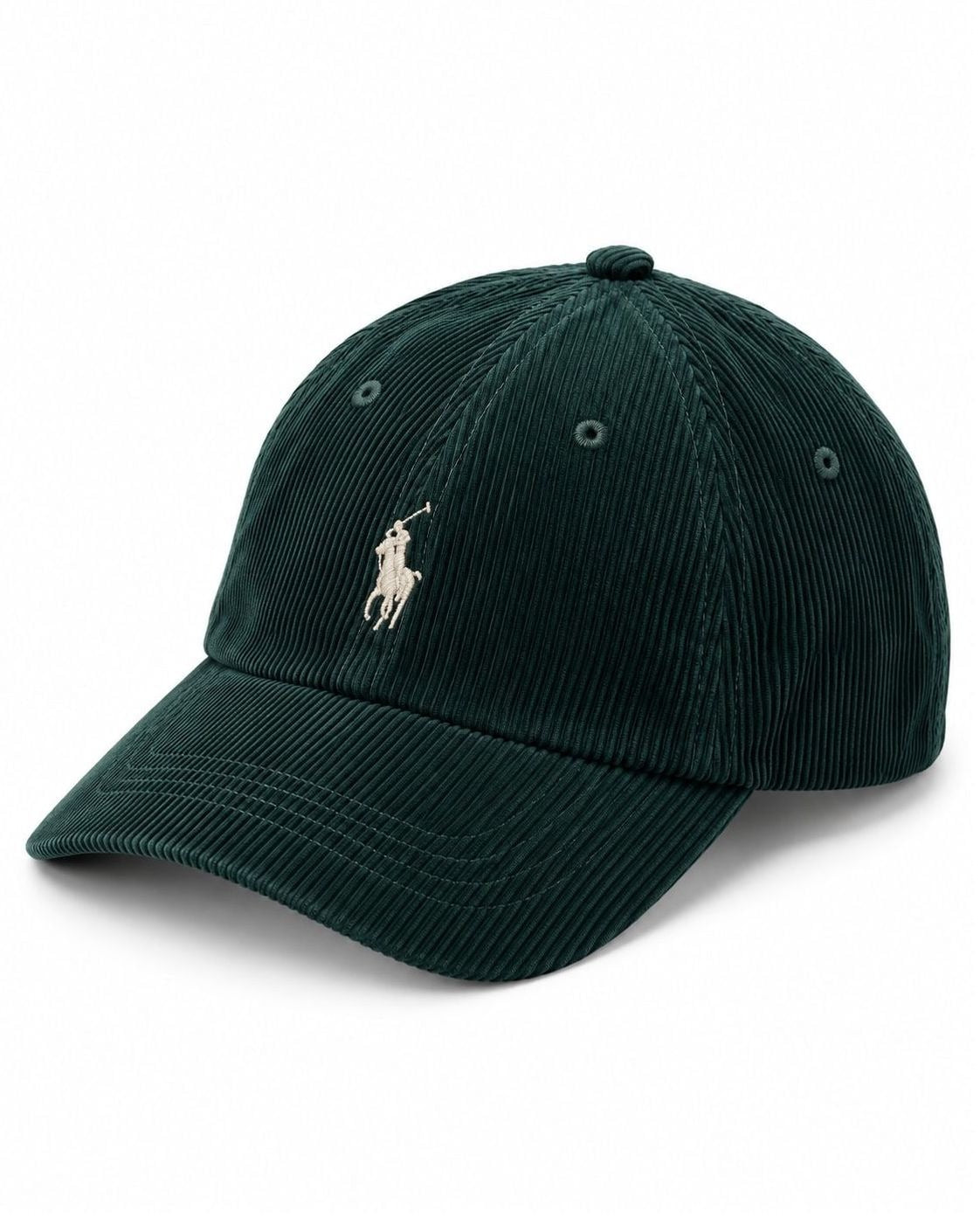 כובע קורדרוי טורקיז Ralph Lauren מקורי, שלושת רבעי