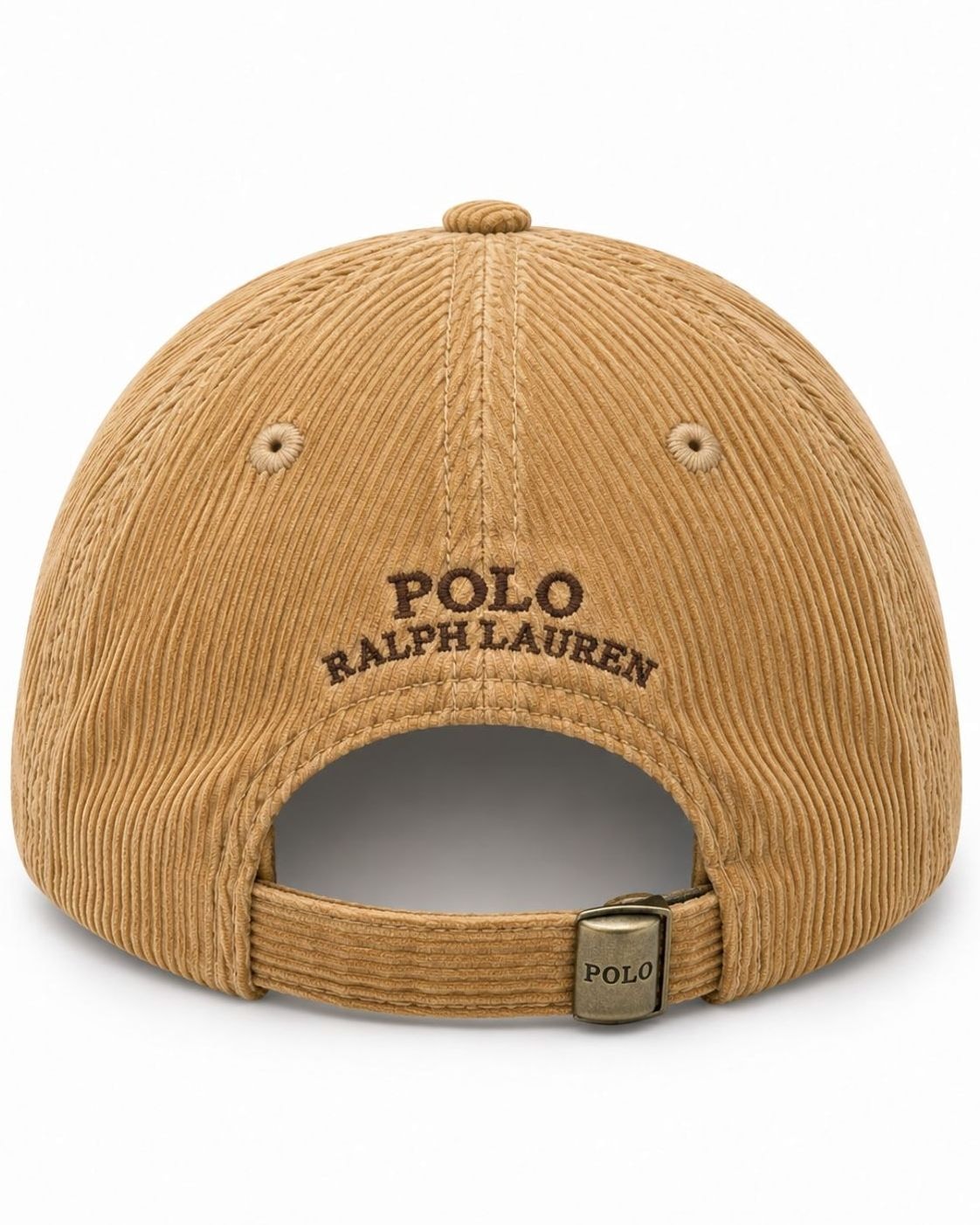כובע קורדרוי בז׳ Ralph Lauren מקורי, גב