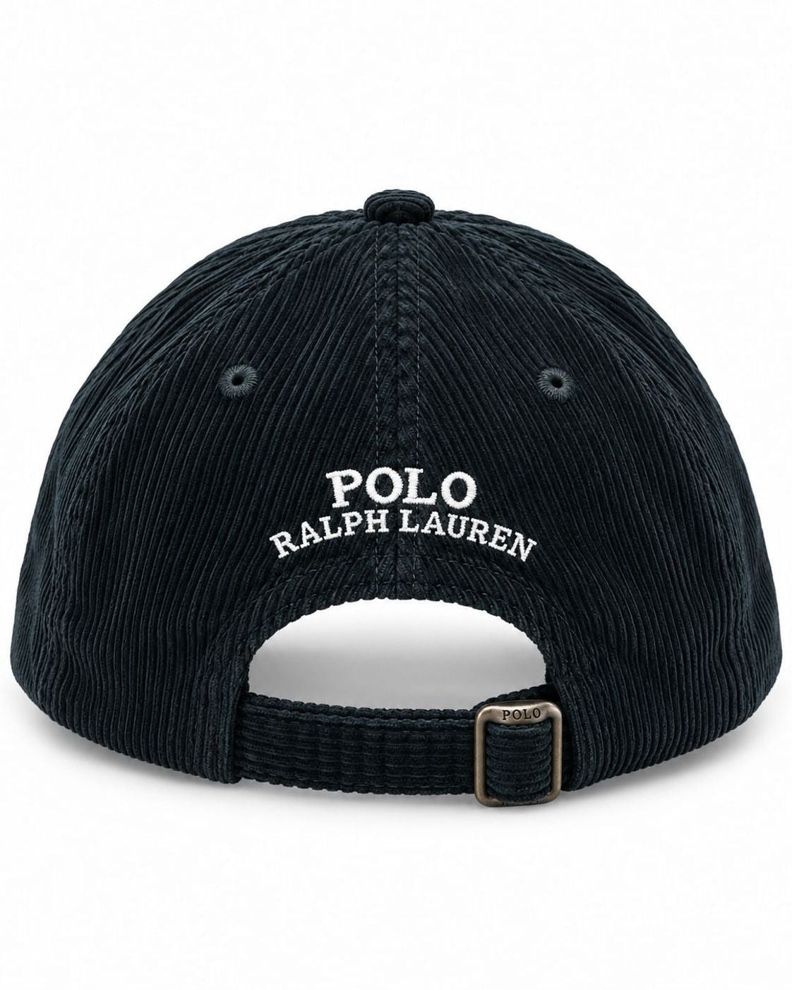 כובע קורדרוי שחור Ralph Lauren מקורי, גב